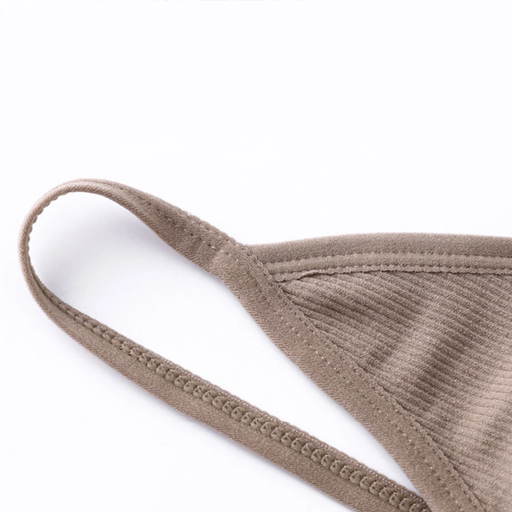 

Sexy Women Soft Solid Color V Neck U Back Padded Bra Spaghetti Strap Crop Top