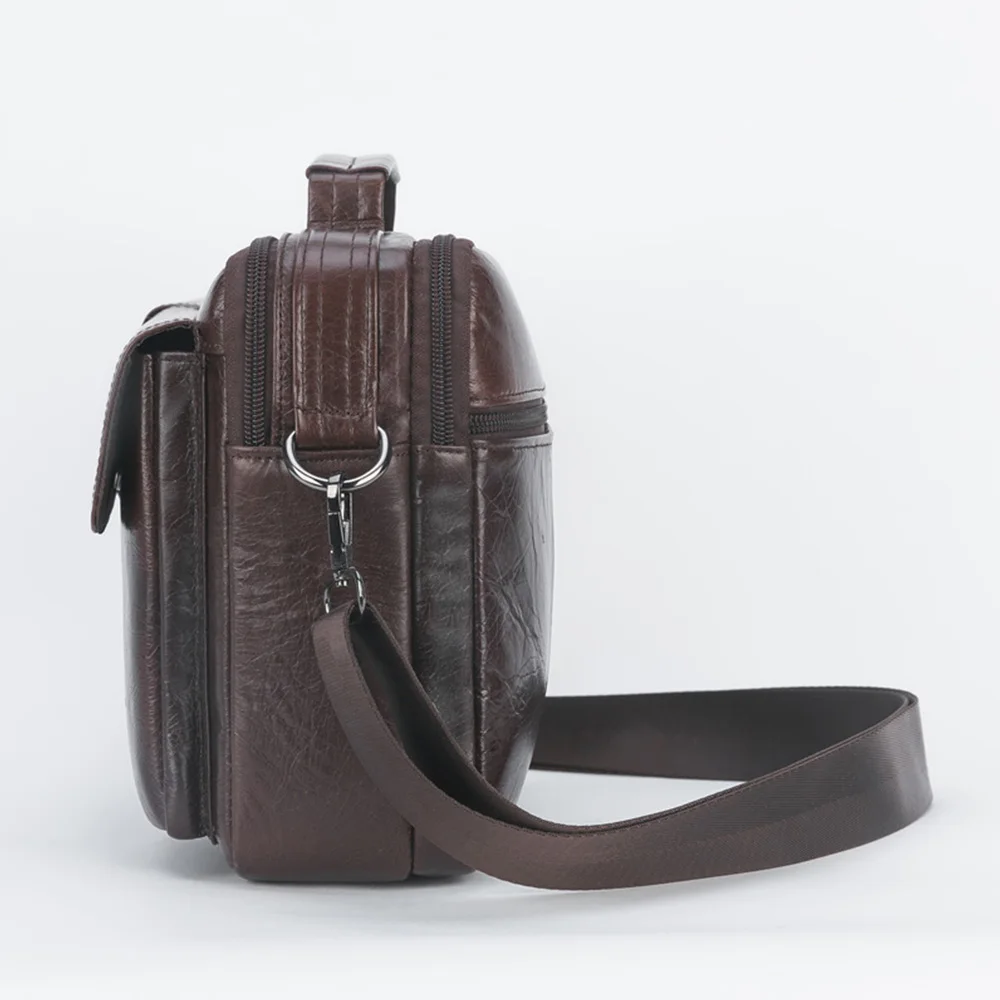 Кожаный портфель мужские сумки из натуральной кожи через плечо роскошные