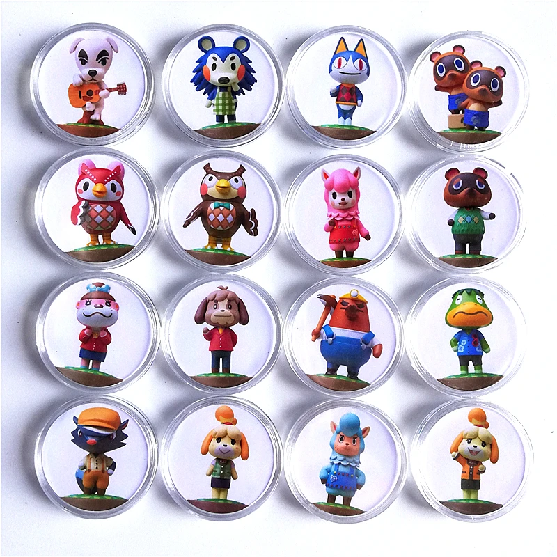 Animal Crossing фестиваль amiibo Коллекционная монета NFC карточная игра тег 16 шт./компл. новые данные