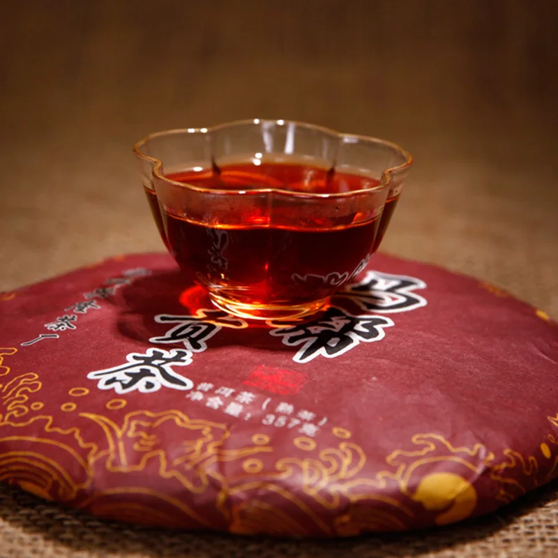 2013 год Ji Shun Hao Ma Bang Tribute Tea Pu-erh 357 г торт Шу Ripe | Дом и сад