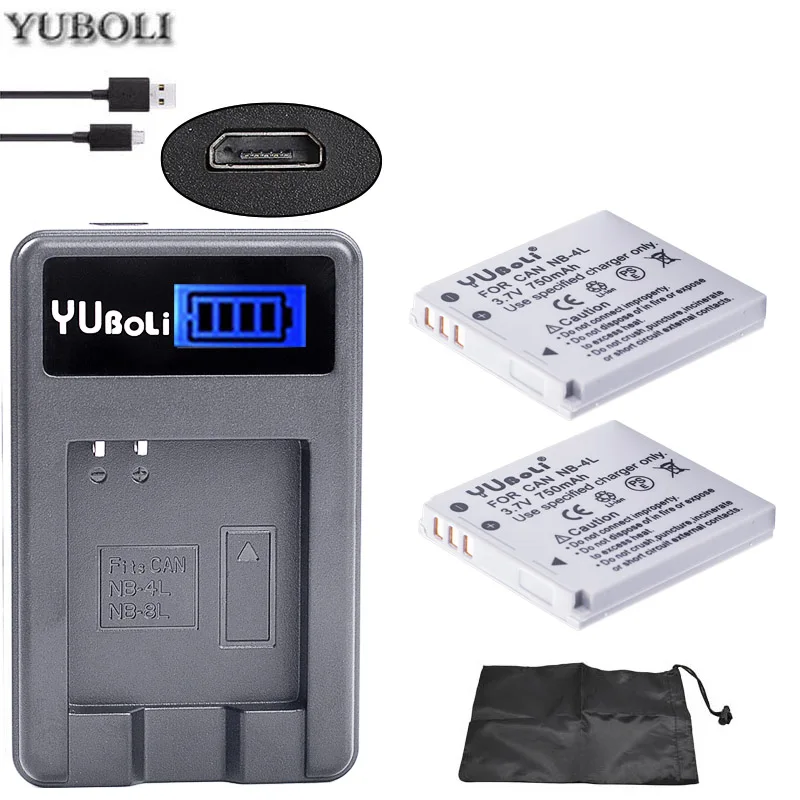 Акумуляторная батарея NB-4L NB 4L NB4L аккумулятор+ ЖК-дисплей USB Зарядное устройство для Цифрового Фотоаппарата Canon IXUS 60 65 80 75 100 I20 110 115 120 130 117 220 225 камера