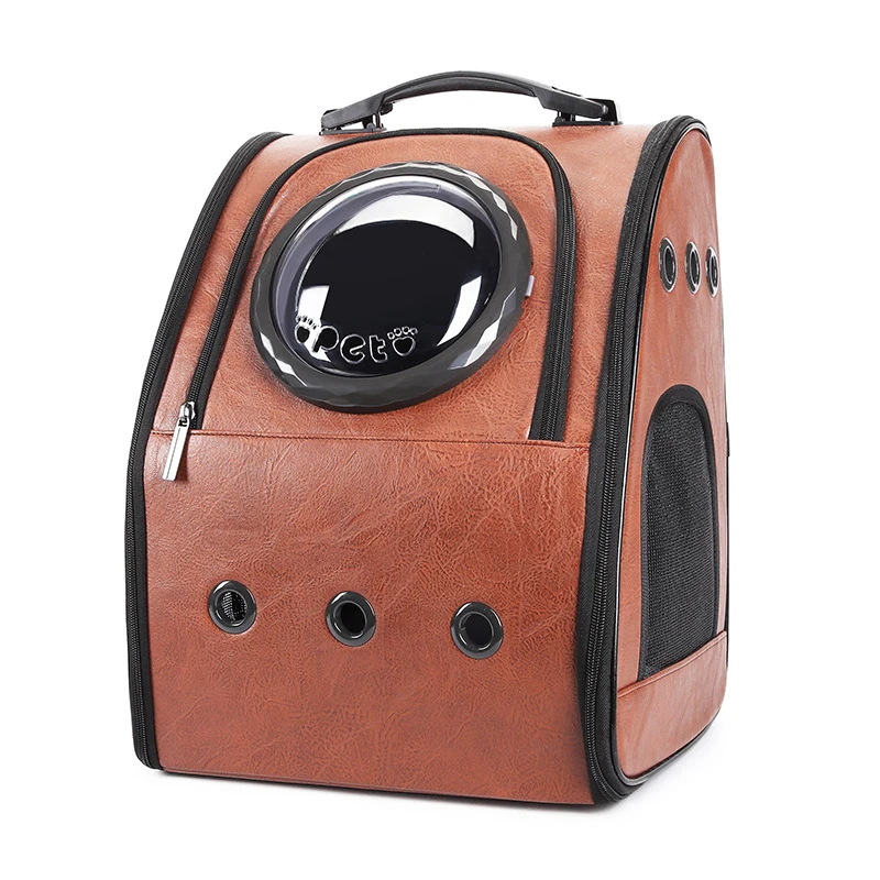 

Кошки сумка для собак на открытом воздухе путешествия рюкзак переноска для собаки щенка пространство мешки кожаный ошейник для маленьких ж...