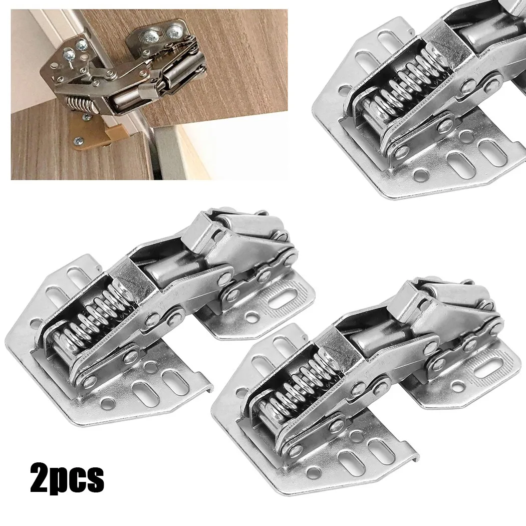 

2pc Cabinet Car Upturn Hinge Wall Cabinet Damping Hinge 4 Inch Aircraft Hinge Non-Opening Hydraulic Buffer Hinge Door Hardware