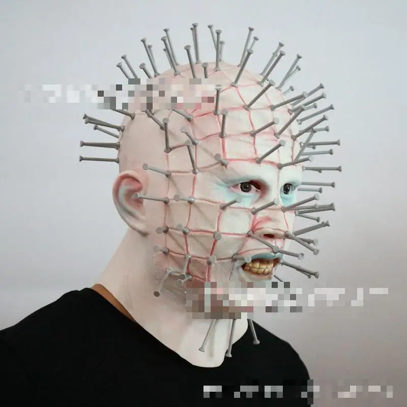 Маска на Хэллоуин-шлем светящаяся в духе погоня за ногтями маска Хэллоуин