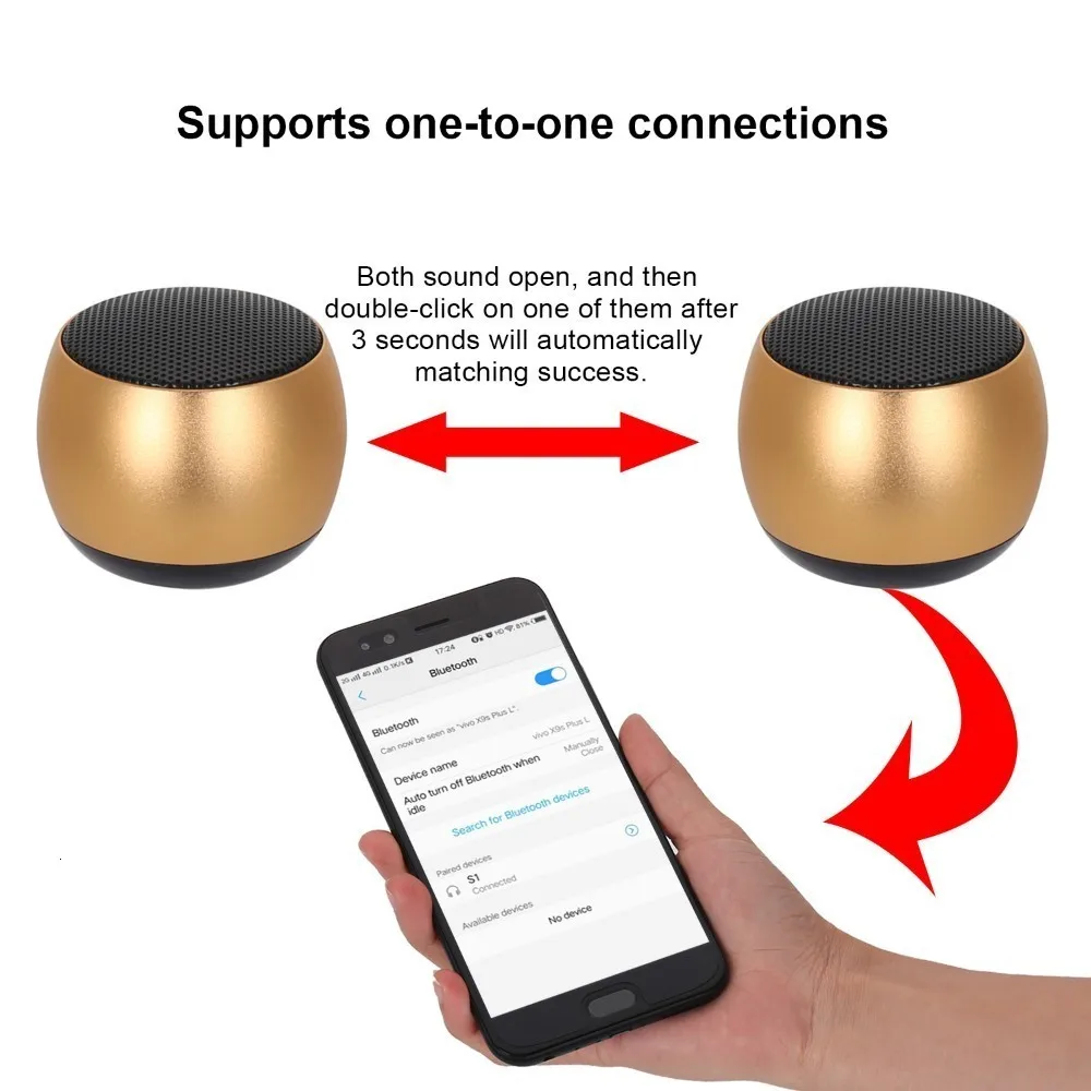 Bluetooth динамик портативный мини беспроводной Bluetooth Динамик Hands free музыка круглая коробка Громкий динамик для смартфона