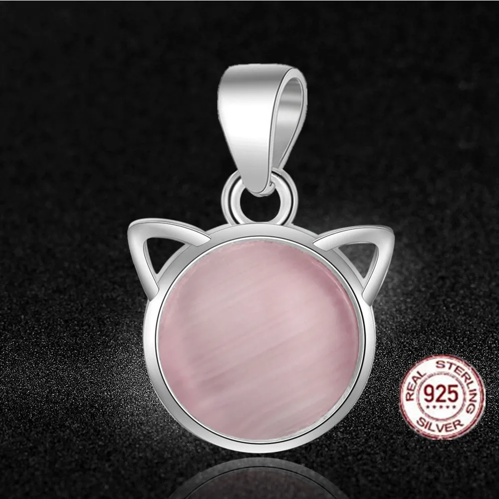 HMSFELY кулон в форме кошки из стерлингового серебра 925 пробы сделай сам шарм браслет