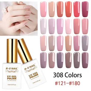 УФ-Гель-лак для ногтей RS, 15 мл светодиодный 308 цветов,  121-180