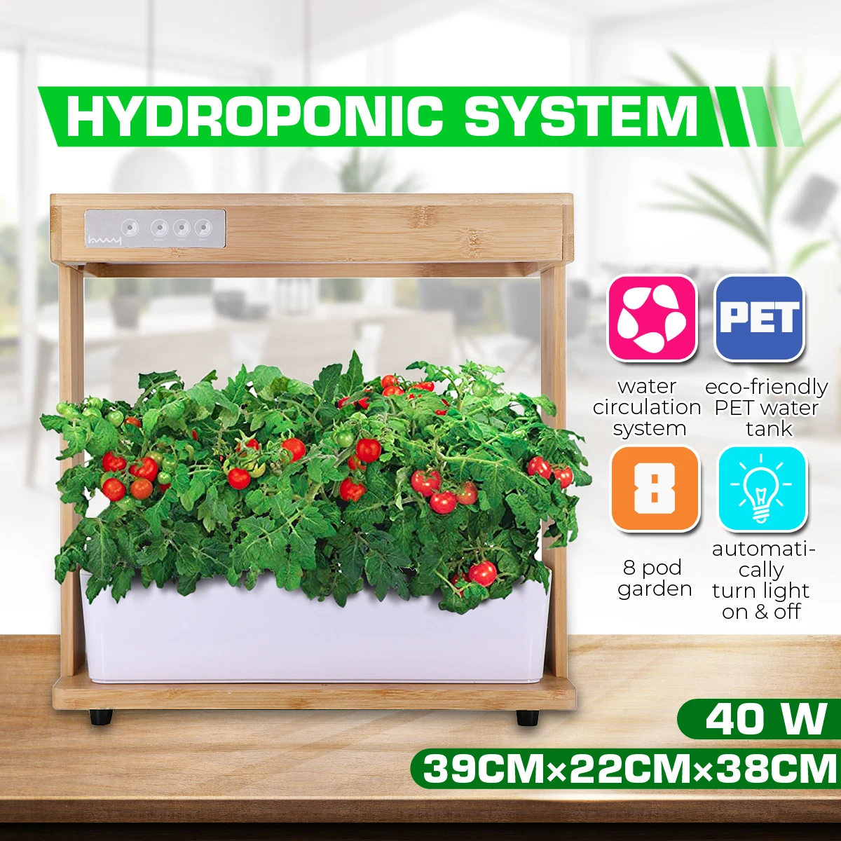 Интеллектуальный гидропонный плантатор оборудование для выращивания растений