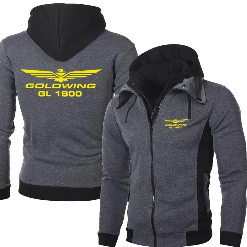 

New Men's Goldwing GL 1800 Outdoor Sweatshirts Casual Male Jackets Fleece Warm Hoodies High Quality Harajuku Outwear
