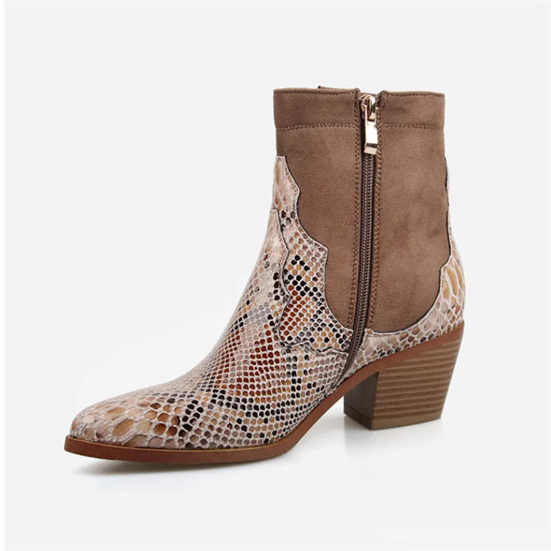 Осенние женские модные ботильоны из лакированной кожи с острым носком обувь на