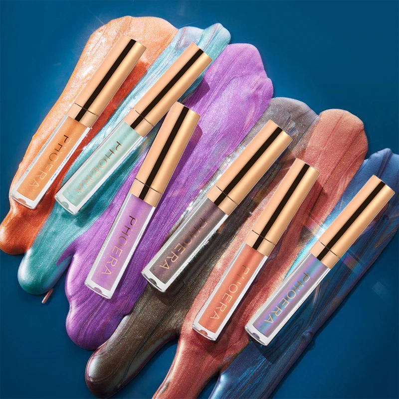 10 цветов золотой блеск для губ Радужный бриллиант стойкая увлажняющая глазурь