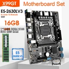 Комплект материнской платы X99, E5 2630LV3 LGA2011-3 CPU RAM 16GB 2133MHz DDR4 память ECC REG, M.2 WIFI,NVME M.2 слот