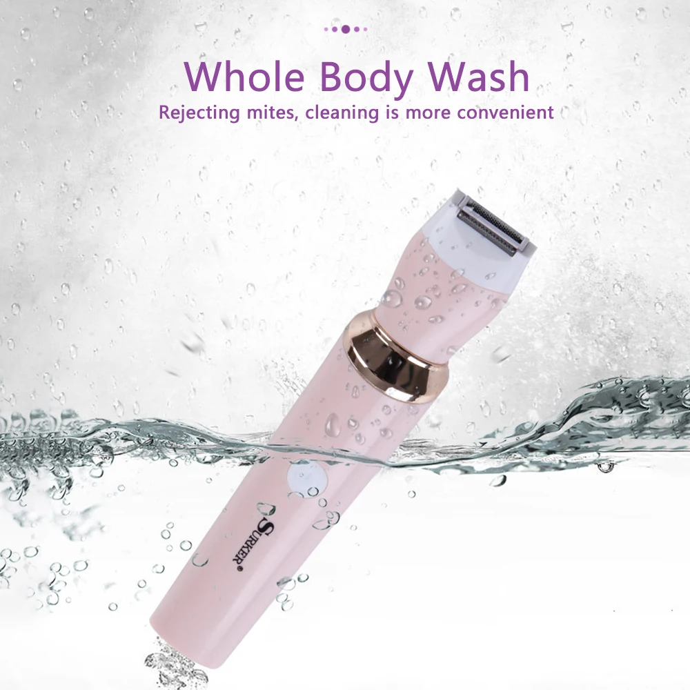 Электрический женский эпилятор 3 в 1 Женская бритва безболезненная USB зарядка для