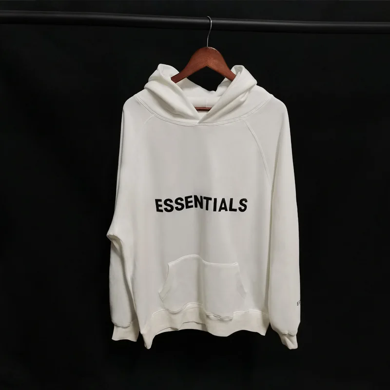 

Super Quality Hoodies Sweatshirts fog 100%1:1 Essentials Kanye West Jerry Lorenzo Loose Oversized cotton Sweatshirts Zip Hoodie