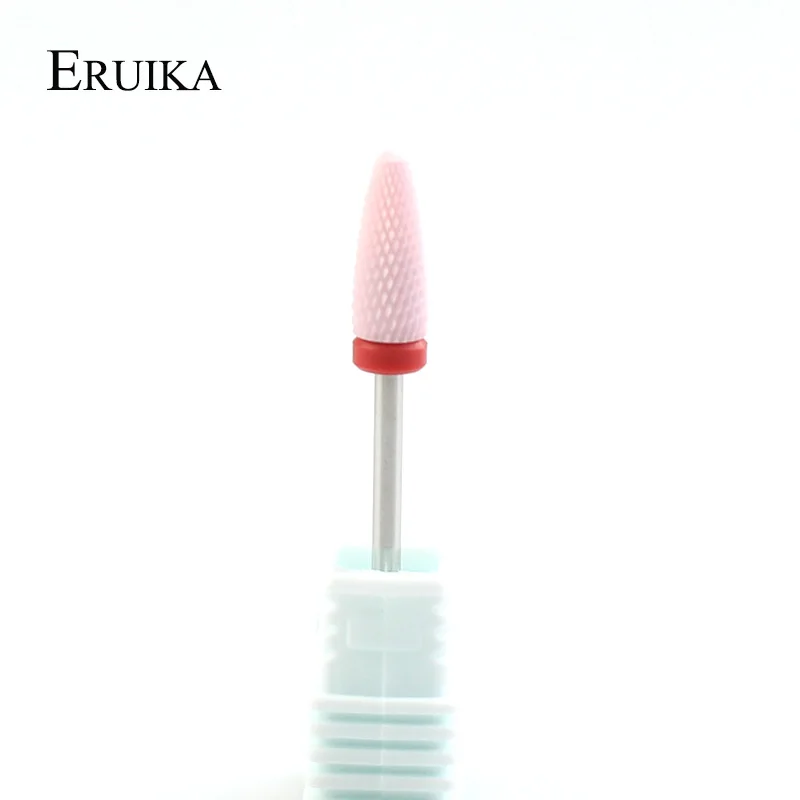 Pink-8 ERUIKA, 1 шт., фреза, керамический сверло для ногтей, электрические маникюрные машинки, педикюр, инструмент для маникюра - Цвет: Pink-8