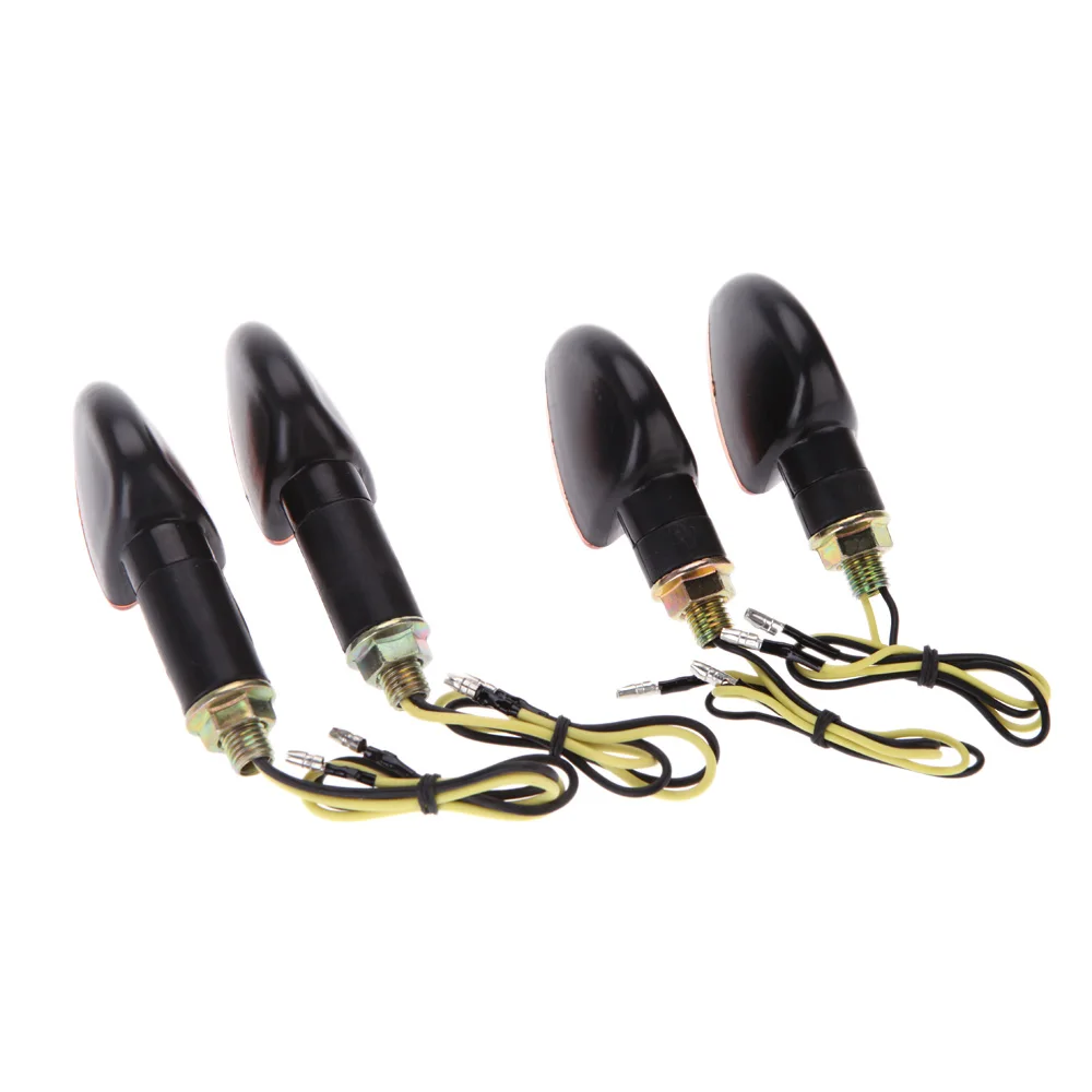 Universal 12V Motorcycle Turn Signal Indicator Light Front Back Flashing Halogen Blinker Flash Bike Lamp For Honda Suzuki | Автомобили и