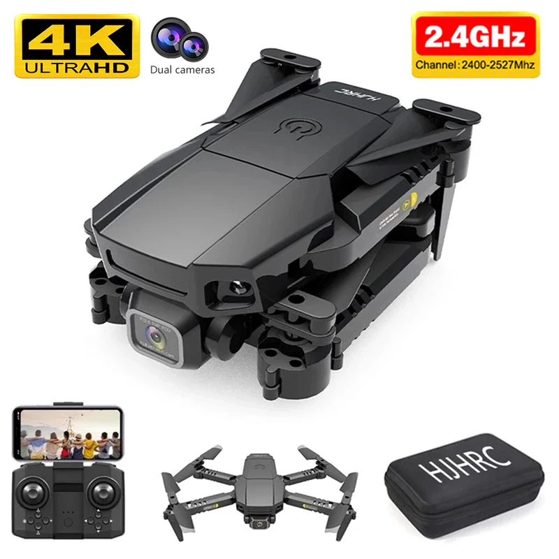 

Mini Drone 4k 1080P Hd Profesional Camera Altitude Hold Foldable Rc Quadcopter Wifi Fpv Helicopter Dron Toy Boys Gift