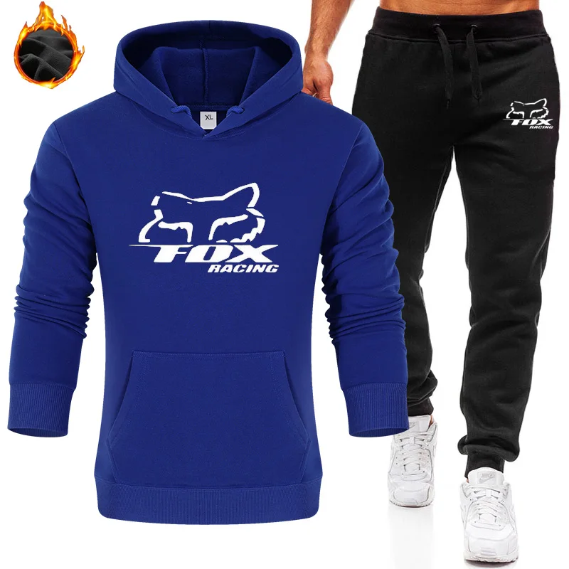 

English Sport Men's Hoodie+Pants Sets 2 Pieces Autumn Running Tracksuit Sweatshirt Set Gym Clothes Men Sport Suit Men Track Suit