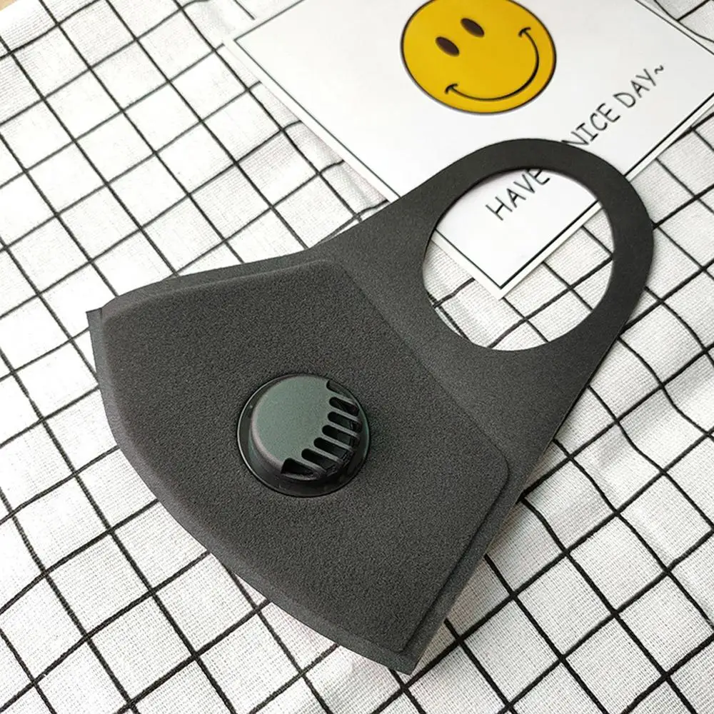 

3D Double-Layer Comfortable And Wear-Resistant Riding Outdoor Dust And Smog Pm2.5 Breathing Valve Mask Sponge Mask
