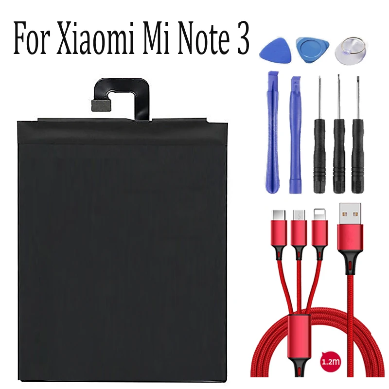 Аккумулятор BM3A на 3400 мА · ч для Xiaomi Mi Note 3 сменный аккумулятор мобильного телефона