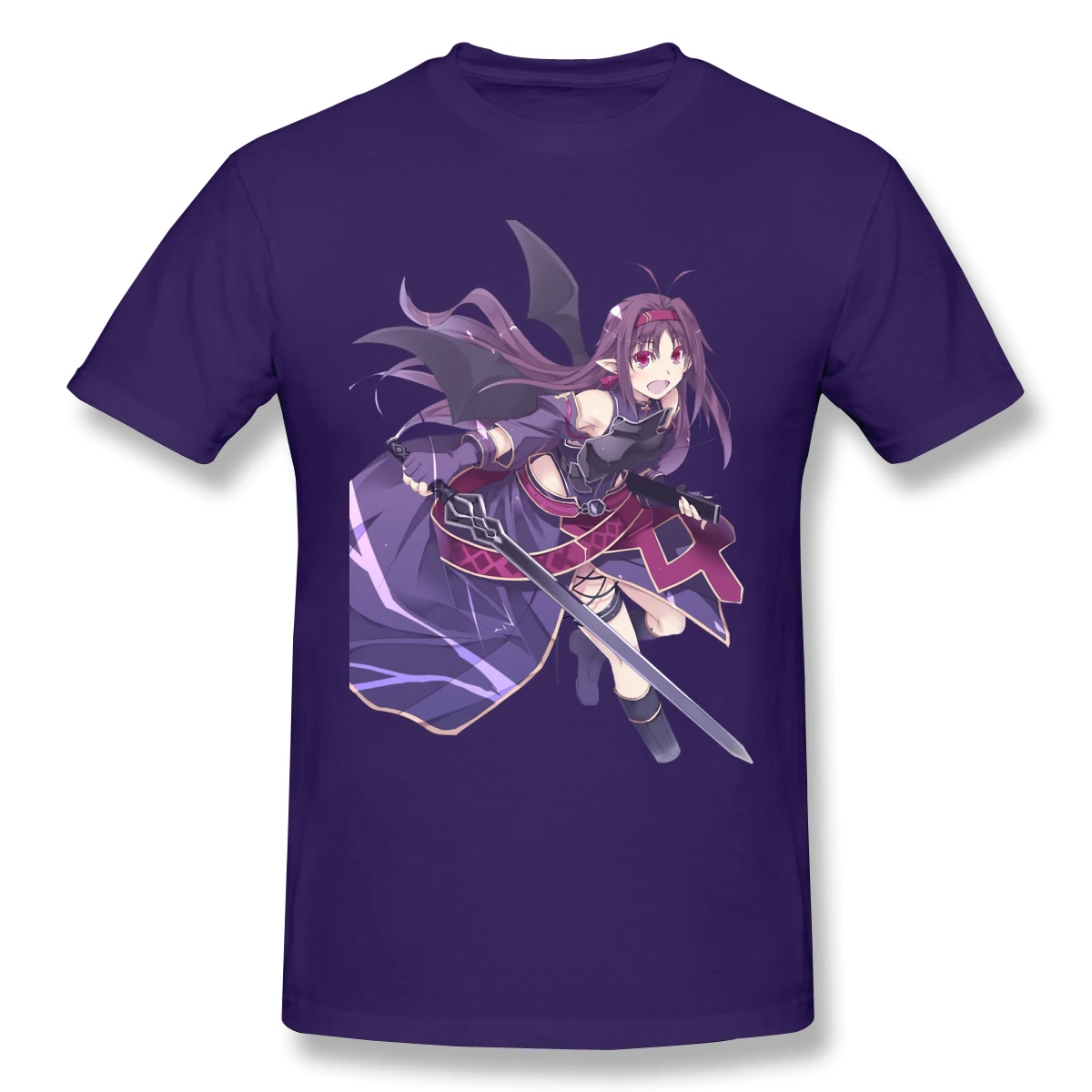Sword Art Online Мужская футболка из 100% хлопка Женская графическая юуки большие Топы |
