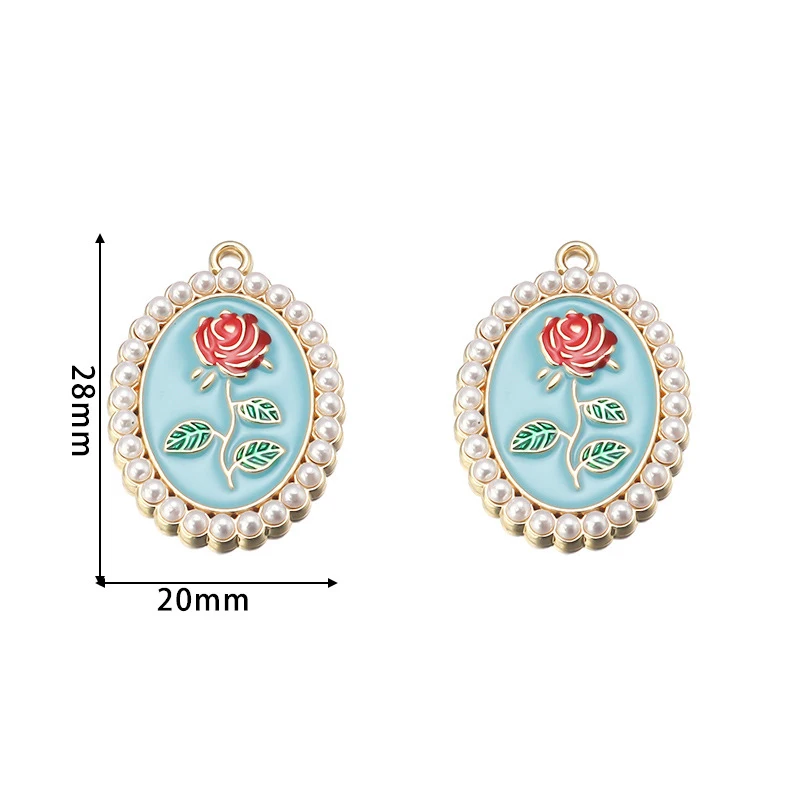 6 шт. эмалированные подвески для ювелирных изделий | Украшения и аксессуары