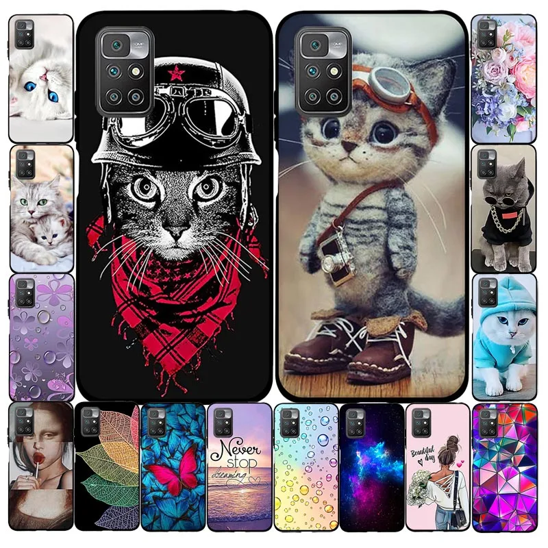 

For Xiaomi Redmi 10 Case Silicon Back Cover Phone Case For Redmi 10 Soft TPU touch Cases 6.5 inch Funds Etui Bumper Coque