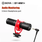 BOYA BY-MM1 + профессиональный микрофон для видеозаписи дробовика микрофон для смартфона карданов планшетов DSLR видеокамер ПК миксер