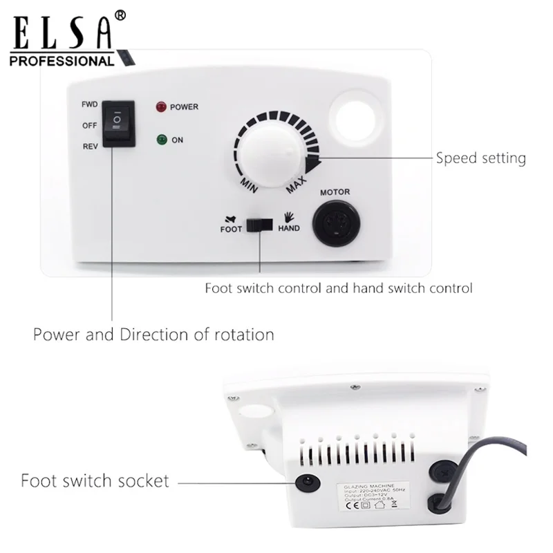 Фрезер Электрический с фрезами для аппаратного маникюра аппарат маникюрный