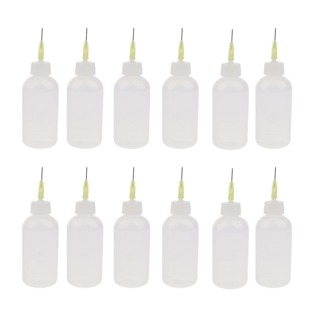 Клеевой аппликатор флаконы с наконечником для жидкости наполнения 50 мл