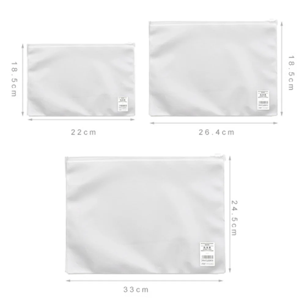 Прозрачный школьный офисный держатель для файлов блокнот на молнии