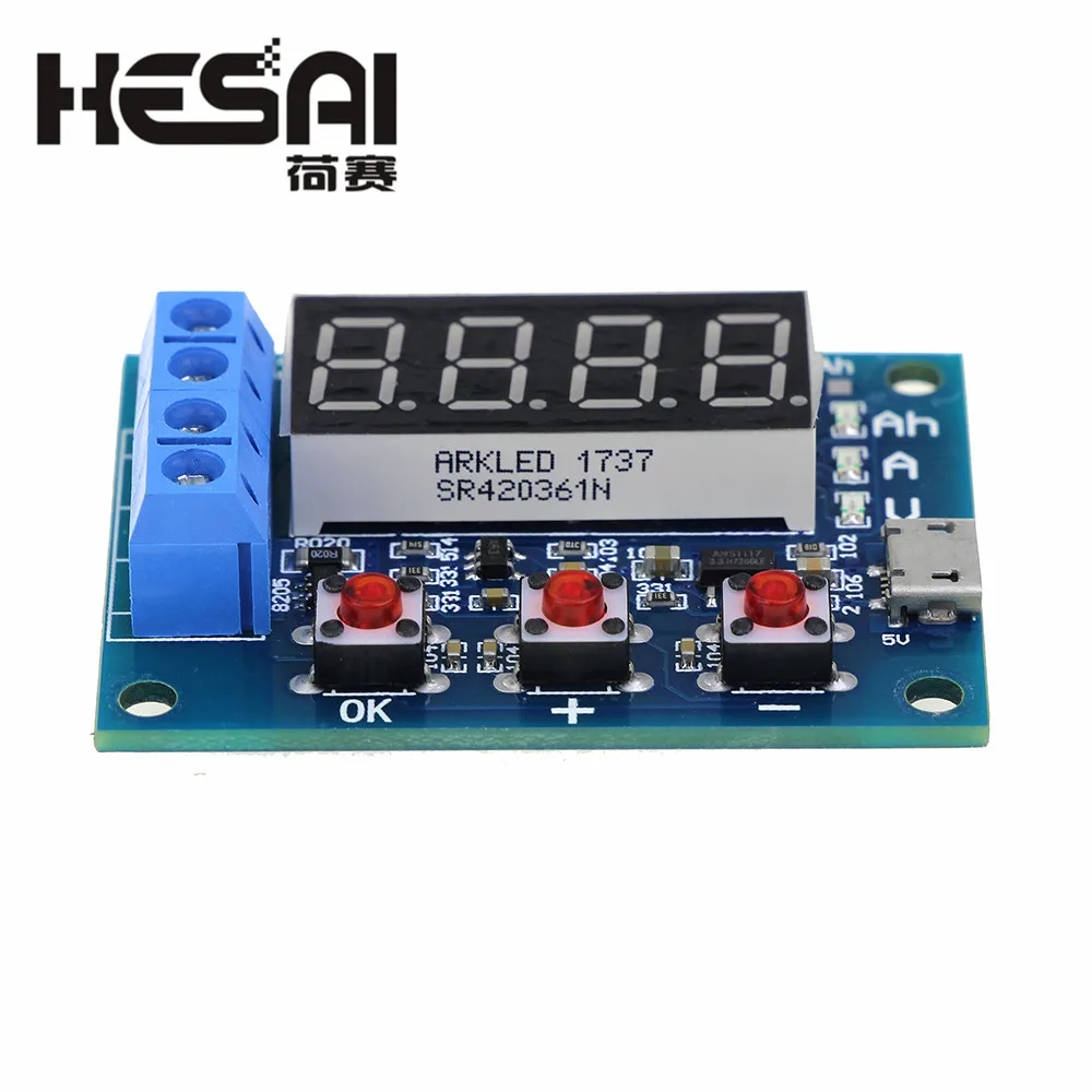 Тестер емкости литий ионной батареи измеритель аккумулятора свинцово кислотный