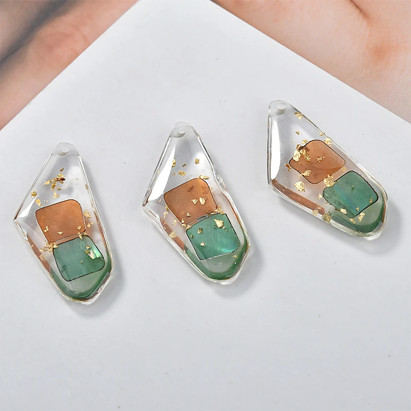 Высокое качество натуральный корпус золотая фольга двусторонний прозрачный