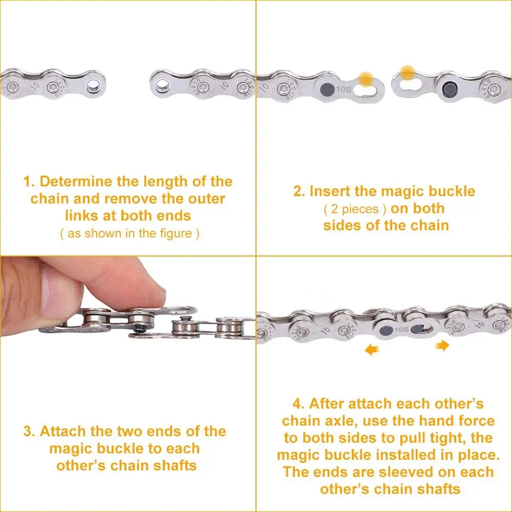 Bike Chain Repair Tool Kit, Bike Master Link Pliers Remover Chain Breaker Splitter Cutter & Chain Wear Indicator Checker