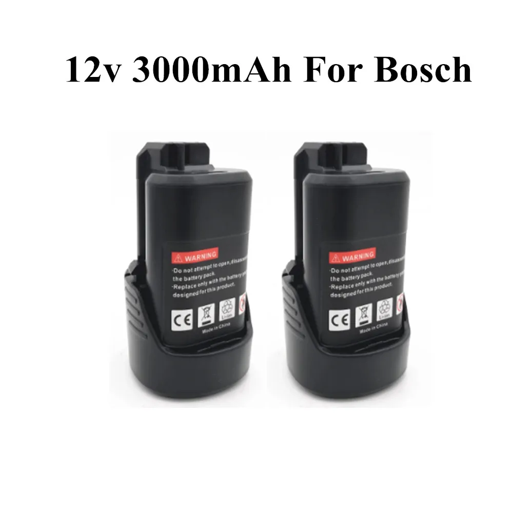 Литий ионная аккумуляторная батарея BAT411 10 8 В 12 3000 мАч для BOSCH BAT412A