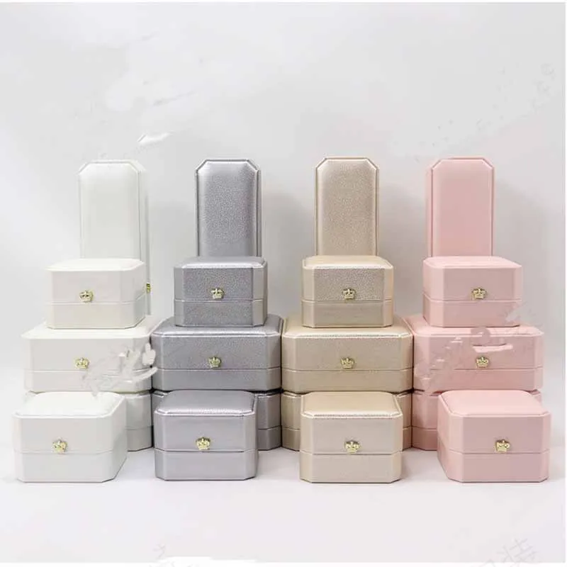 

1pcs Multi size Fashion star PU leather jewelry box creative ring jewelry box bracelet necklace packing Bracelet box wholesale