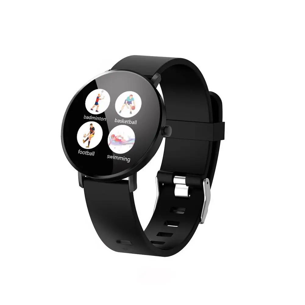 Silicone strap F25 умный Браслет, полный экран, сенсорный gps трекер, пульсометр, монитор артериального давления, смарт-браслет, спортивные Смарт-часы для женщин - Цвет: Silicone strap