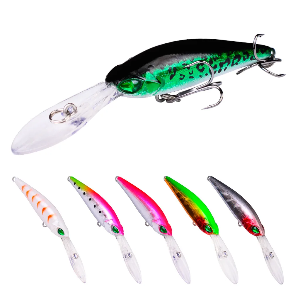 

9.5cm/6g Minnow Fishing Lure Floating Layer Weights Wobblers Isca Artificial Bait Pesca Saltwater Lures For Carp Fish Peche