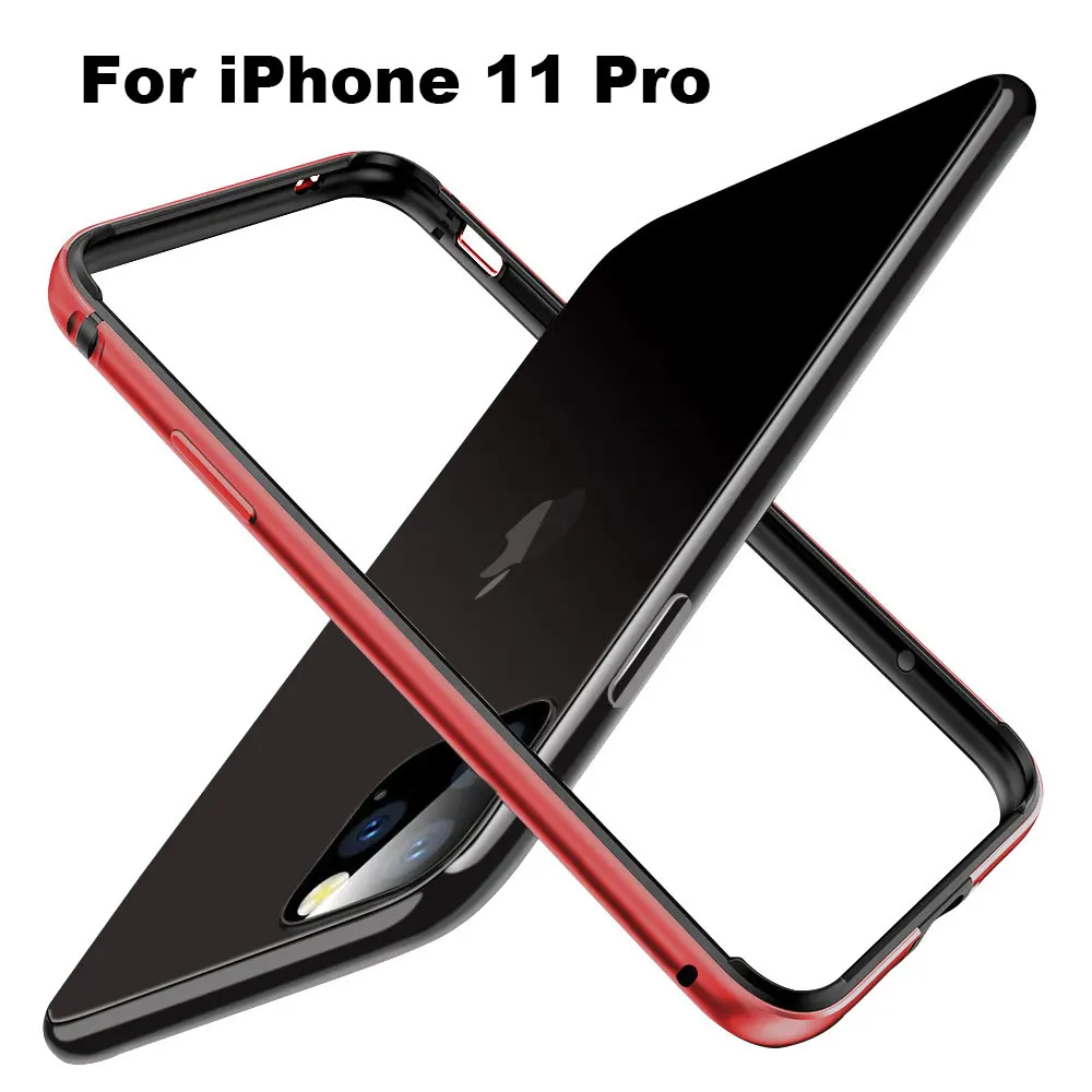 For iPhone 11 Pro Ascromy для iPhone X чехол-бампер люксовый бренд противоударный золотой красный противоударный чехол s для Apple iPhone XS Max XR 11 Pro Аксессуары - Цвет: For iPhone 11 Pro