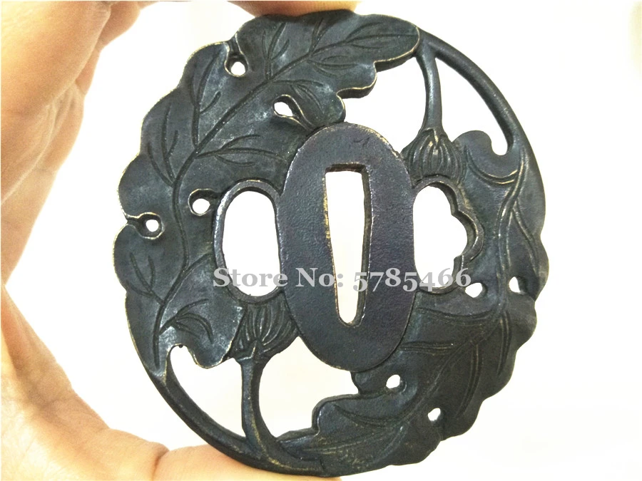 Хорошая медь Цуба охранник для японского самурайский меч катана Wakizashi нож Катана