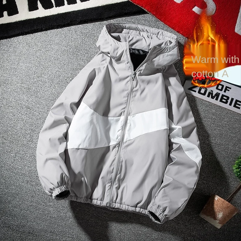 Мужская Зимняя Толстая теплая куртка роскошная модная повседневная большого