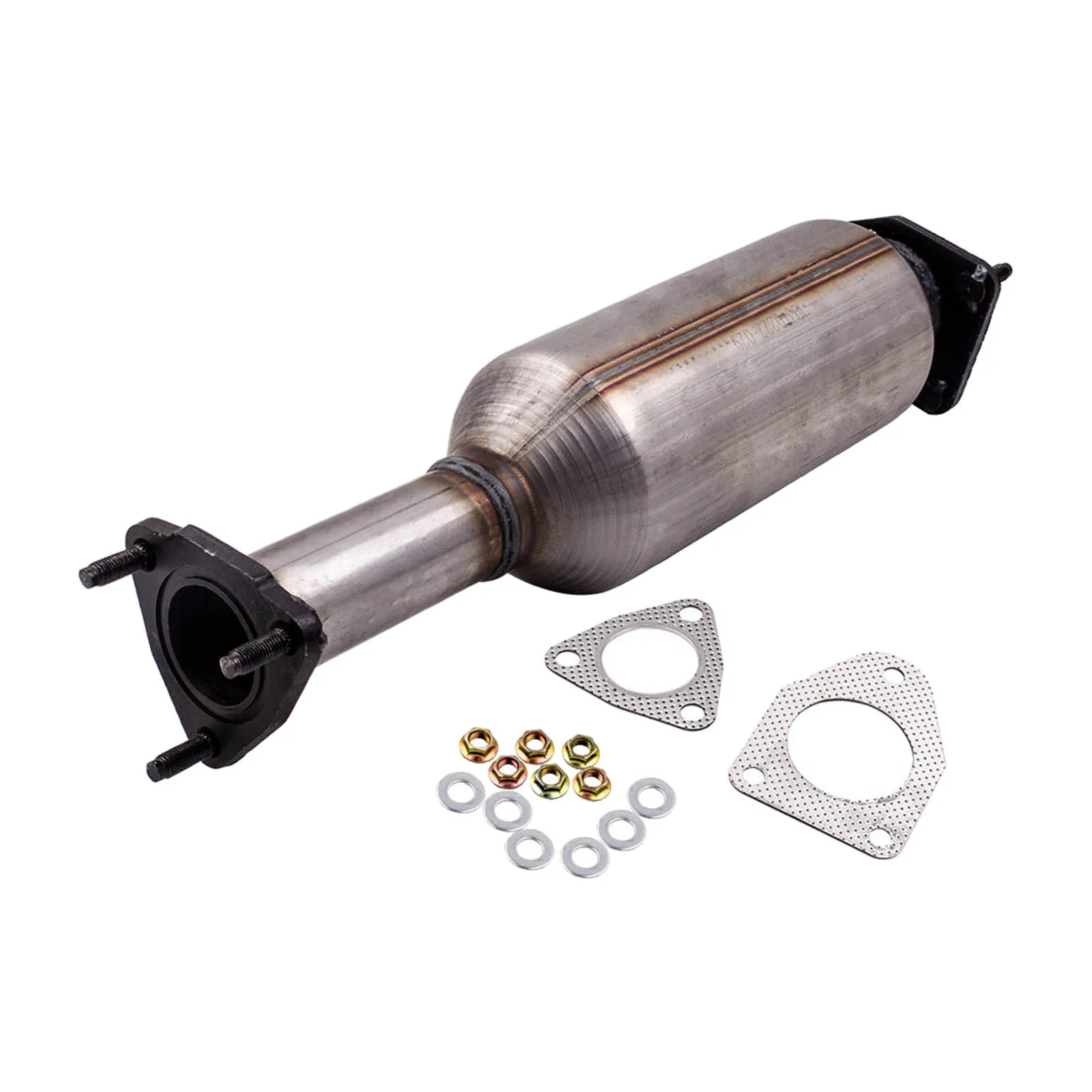 

Catalytic Converter Compatible with Honda Accord 2.4L Engine 2003-2007, Direct-Fit Stainless Steel High Flow Series
