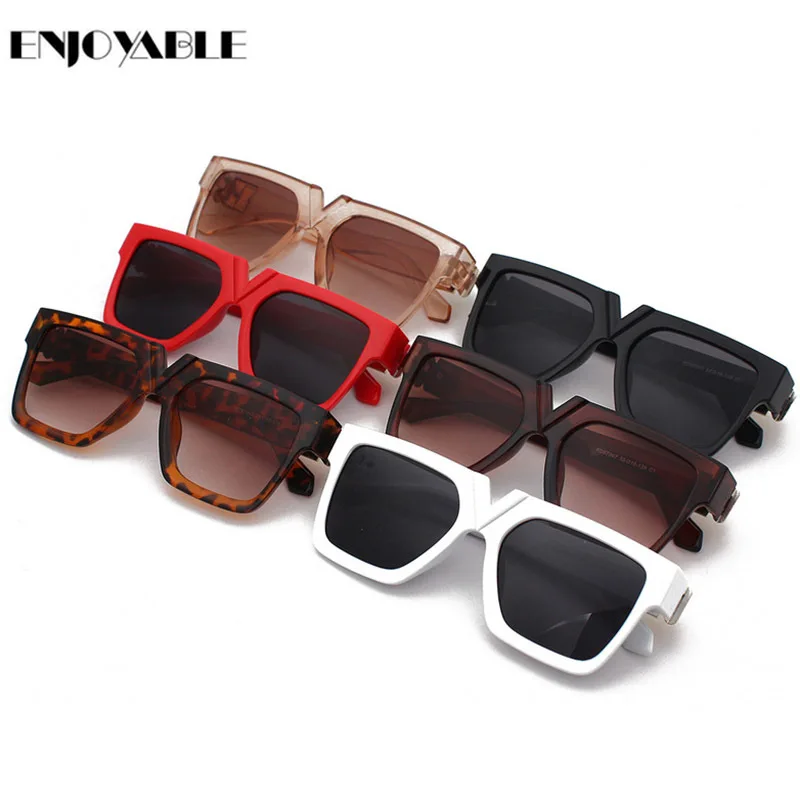 

2020 Big Sunglasses Women Shape for Retro Women Square Sunglasses Clear Large Sunglasses men Brand Designer Fashion Gothic G182
