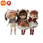 Кукла Резиновая Xiaomi BJD Monst Savage Baby, шарнирная кукла на все тело, подвижная высота 20 сантиметров, детский подарок на день рождения, сделай сам, сюрприз
