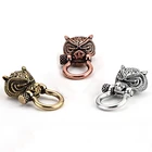 Бусы на веревочке для изготовления ювелирных изделий Золотые разделительные бусины и застежки для рукоделия с изображением медведя