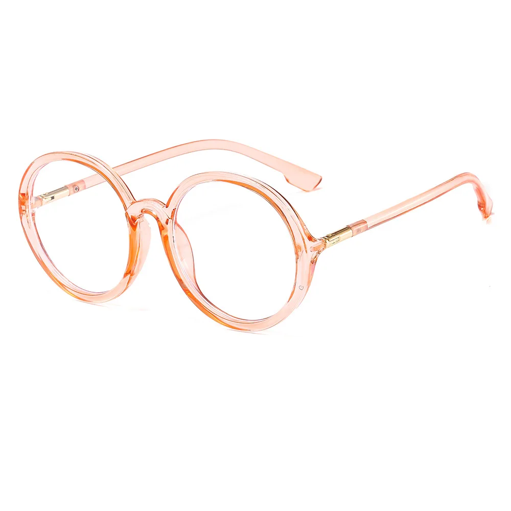 

Imwete Fashion Anti-blue Oversized Computer Glasses Frame Retro Round Eyeglasses Frames Women Optical Spectacle Frame Goggle Men