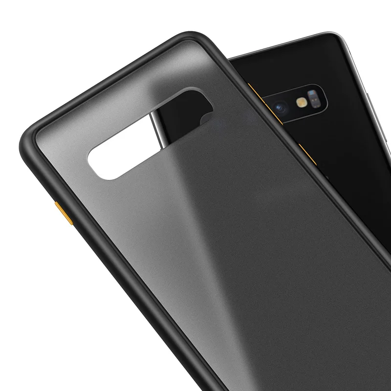 Slim Skin Touch Clear Hard Cover Case For Samsung Galaxy Note 10 Plus S10 Shockproof Bumper Phone |