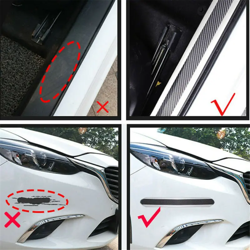 

Cars Sticker Door PVC Parts Protector Scuff Plate Sill Strip Accessories
