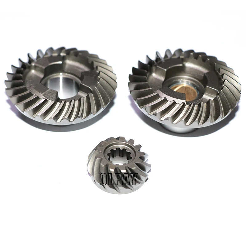 Комплект шестерен для подвесного мотора Yamaha 9.9F 2х тактный 9.9HP 6E7-45560-01 63V-45551-00