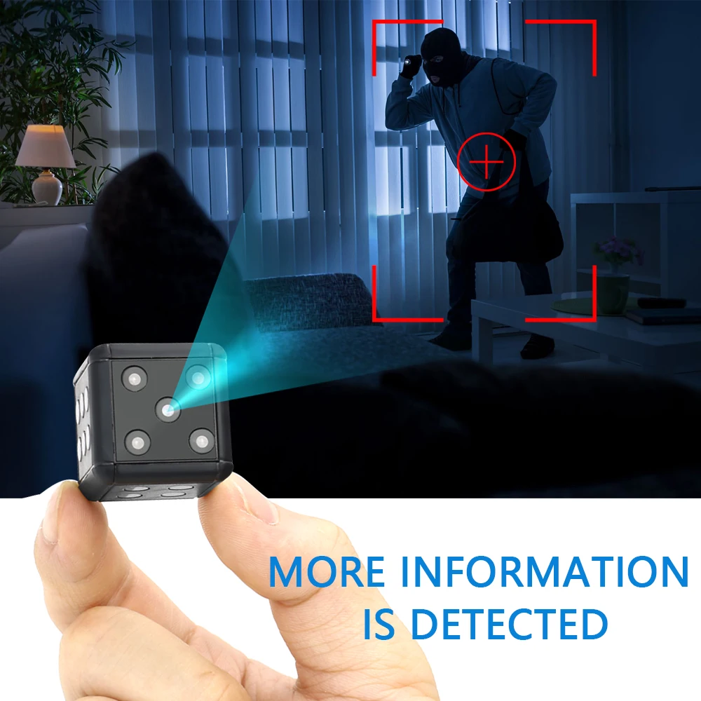 Мини-камера HD 1080P с датчиком ночного видения видеокамера движения Цифровая